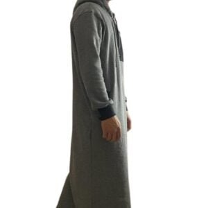 Men's Grey Hoodie Thobe