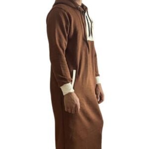 Men's Brown Hoodie Thobe