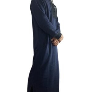 Men's Navy Hoodie Thobe